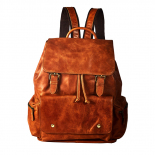 魔术传奇MagoMaga 英伦休闲油蜡牛皮真皮双肩包男包（大包）MSBP029